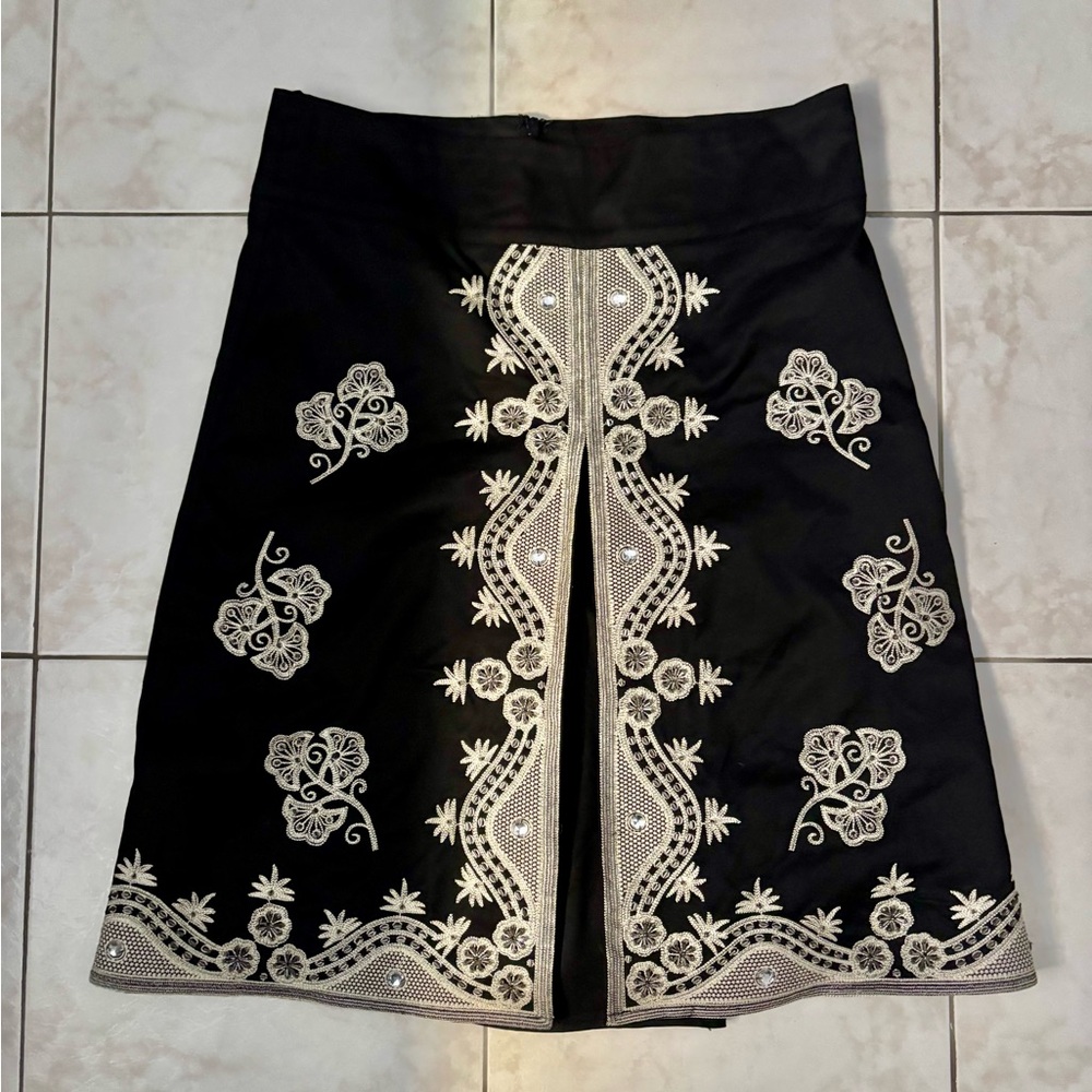 GORGEOUS Vintage Le Chateau Embellished A line Skirt size 5/6